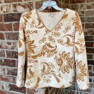 Coldwater Creek paisley sweater
